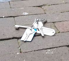 Sleutelbos die iemand uit Zevenaar verloor
